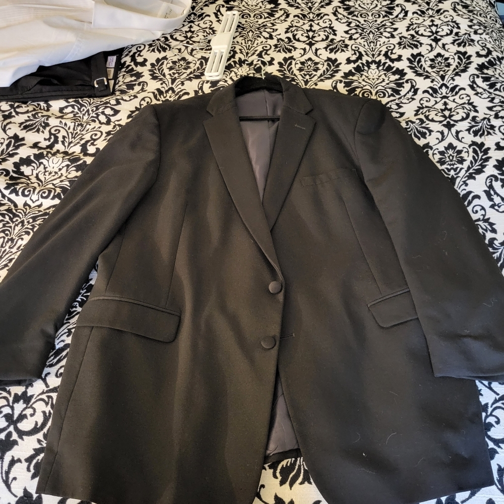 Tuxedo jacket, Chaps Ralph Lauren, black